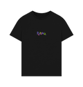 Black Printed T-shirt Front
