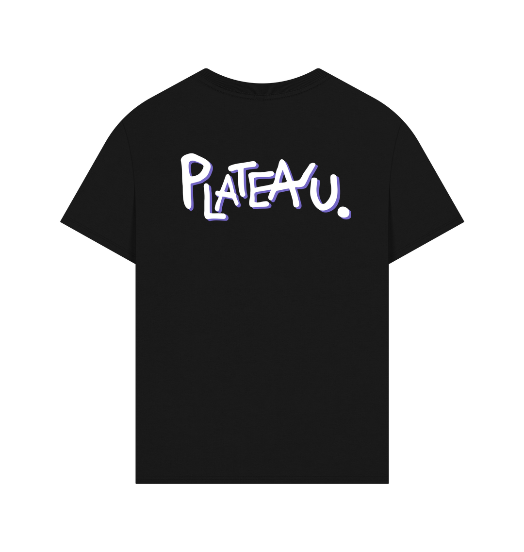 Black Printed T-shirt Back