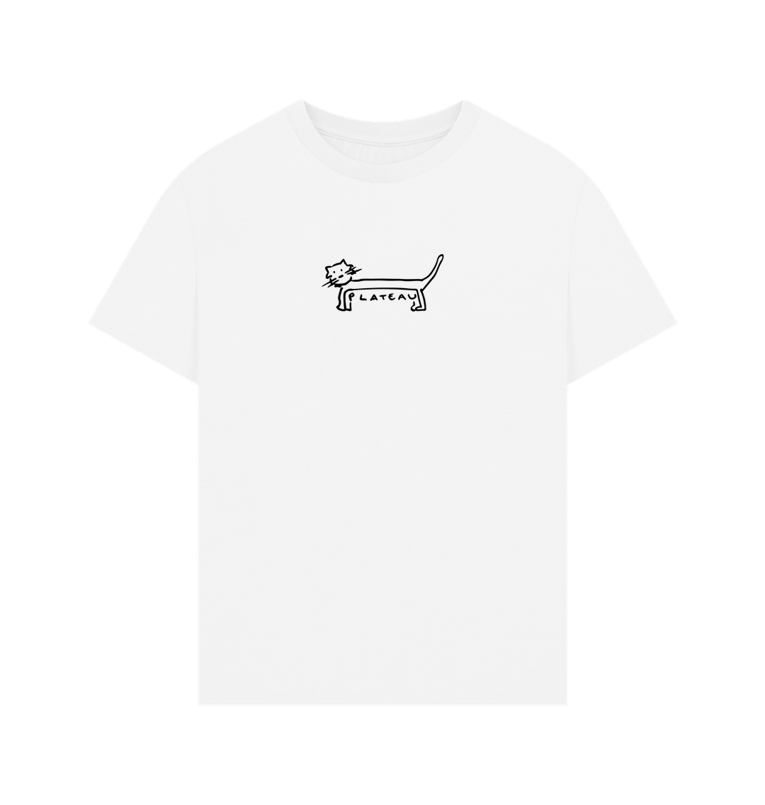 White Printed T-shirt Front