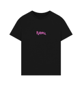 Black Printed T-shirt Front
