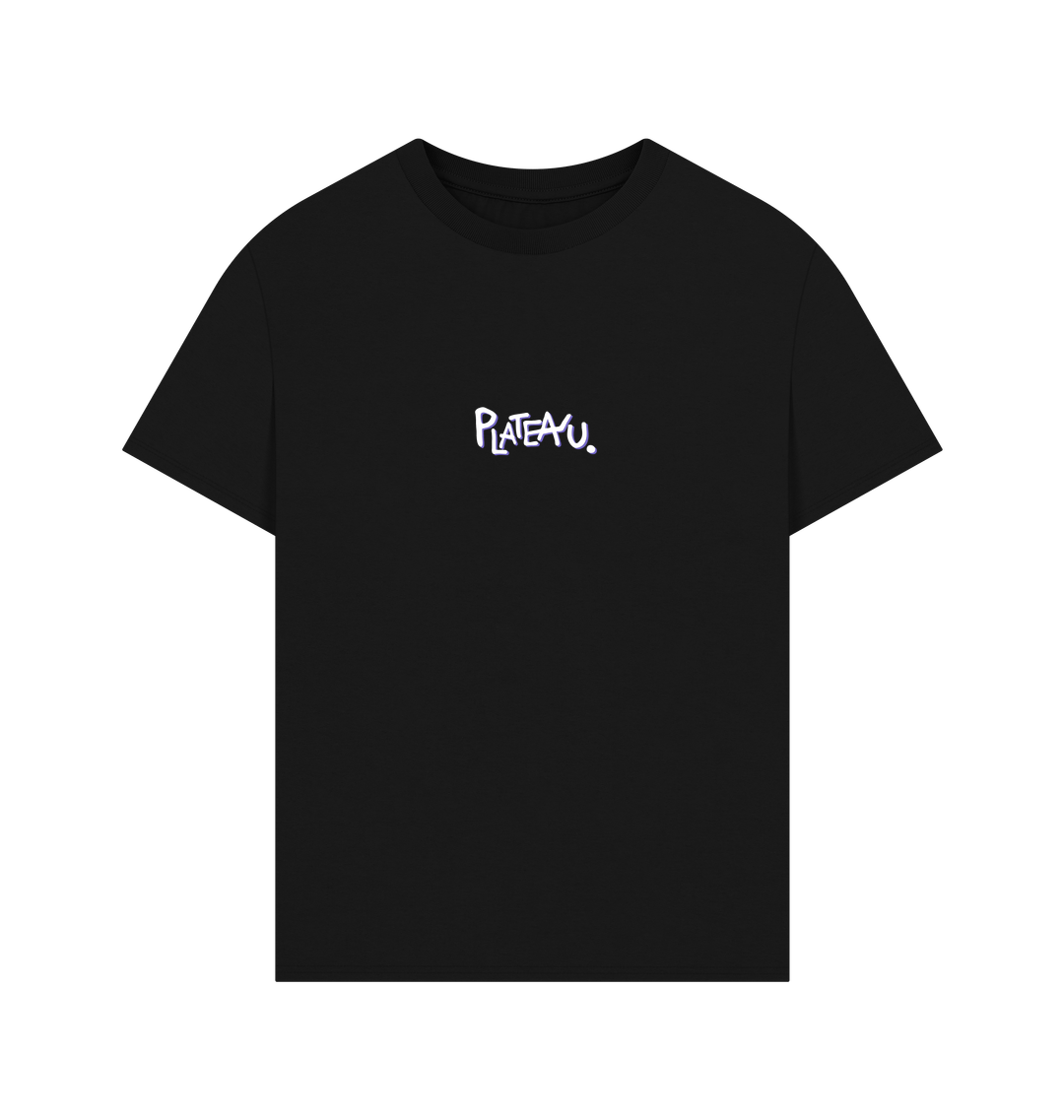 Black Printed T-shirt Front