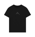 Black Printed T-shirt Front