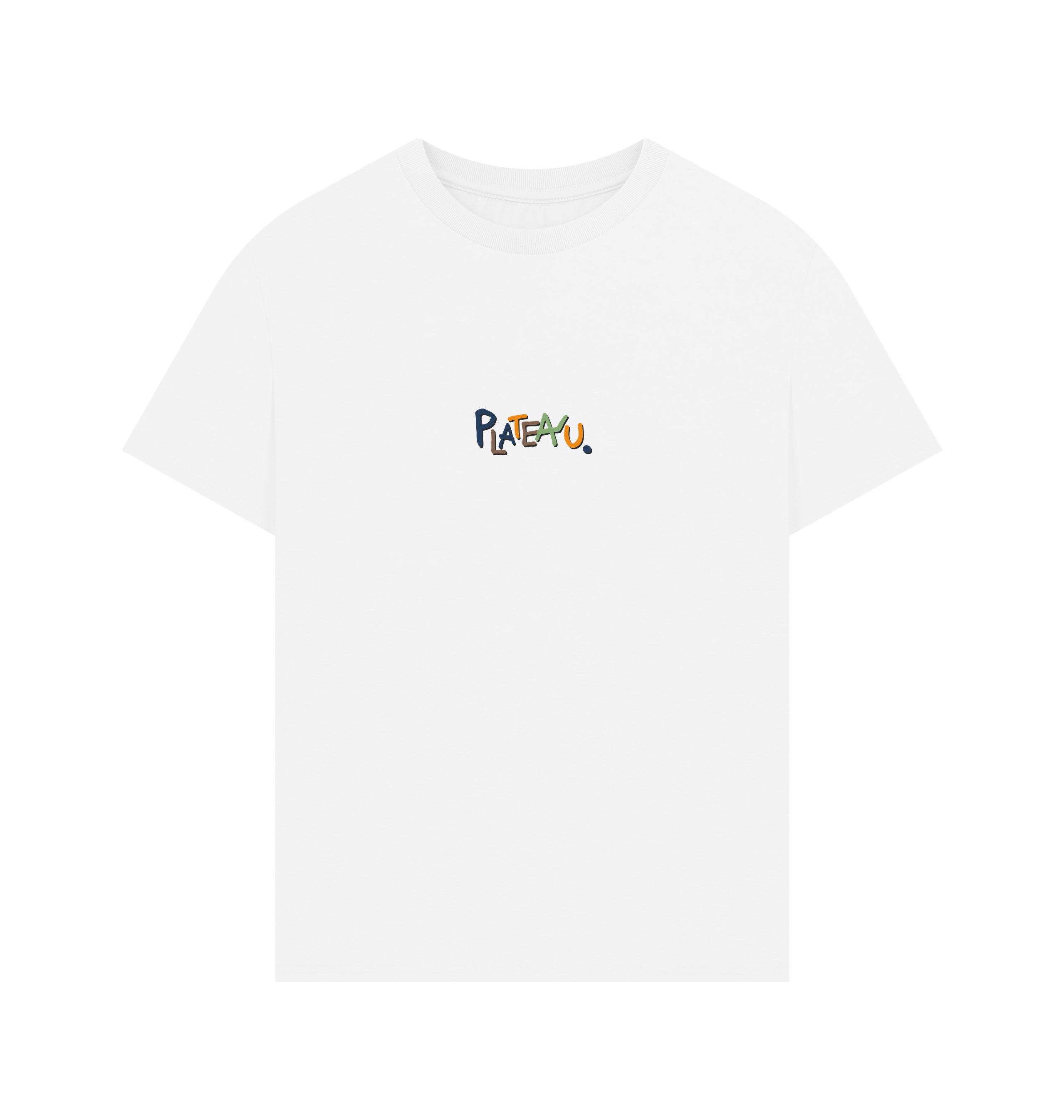 White Printed T-shirt Front