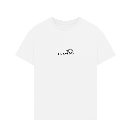 White Printed T-shirt Front